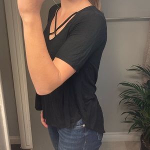 XS black Mossimo tee. Super soft and flattering!